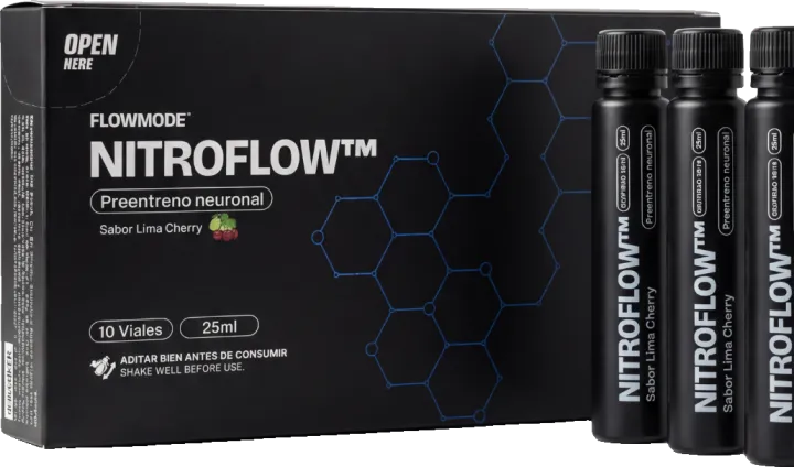 Caja de NITROFLOW con sus viales